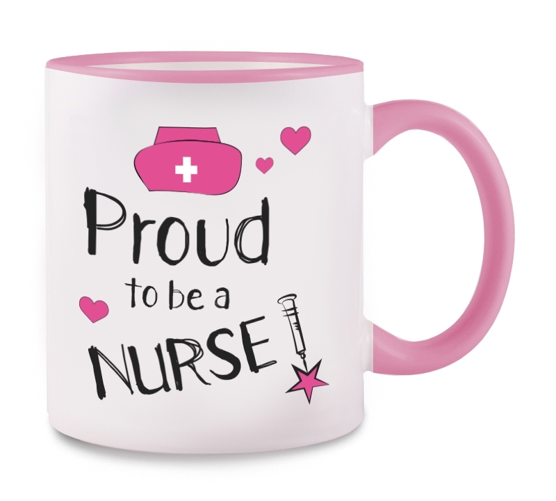 Mok Proud to be a Nurse 2 Roze