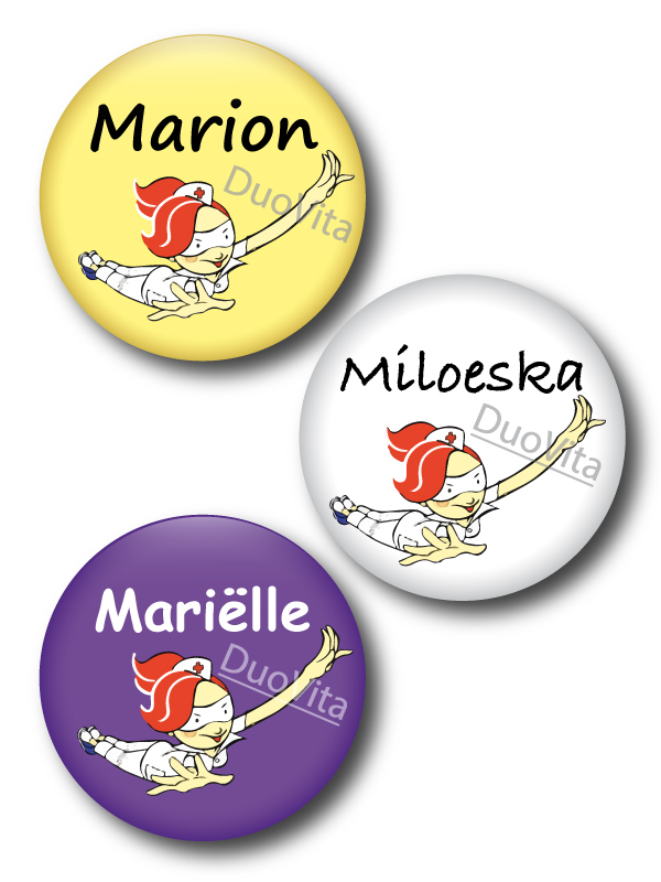 Badge Pins Super Infirmière