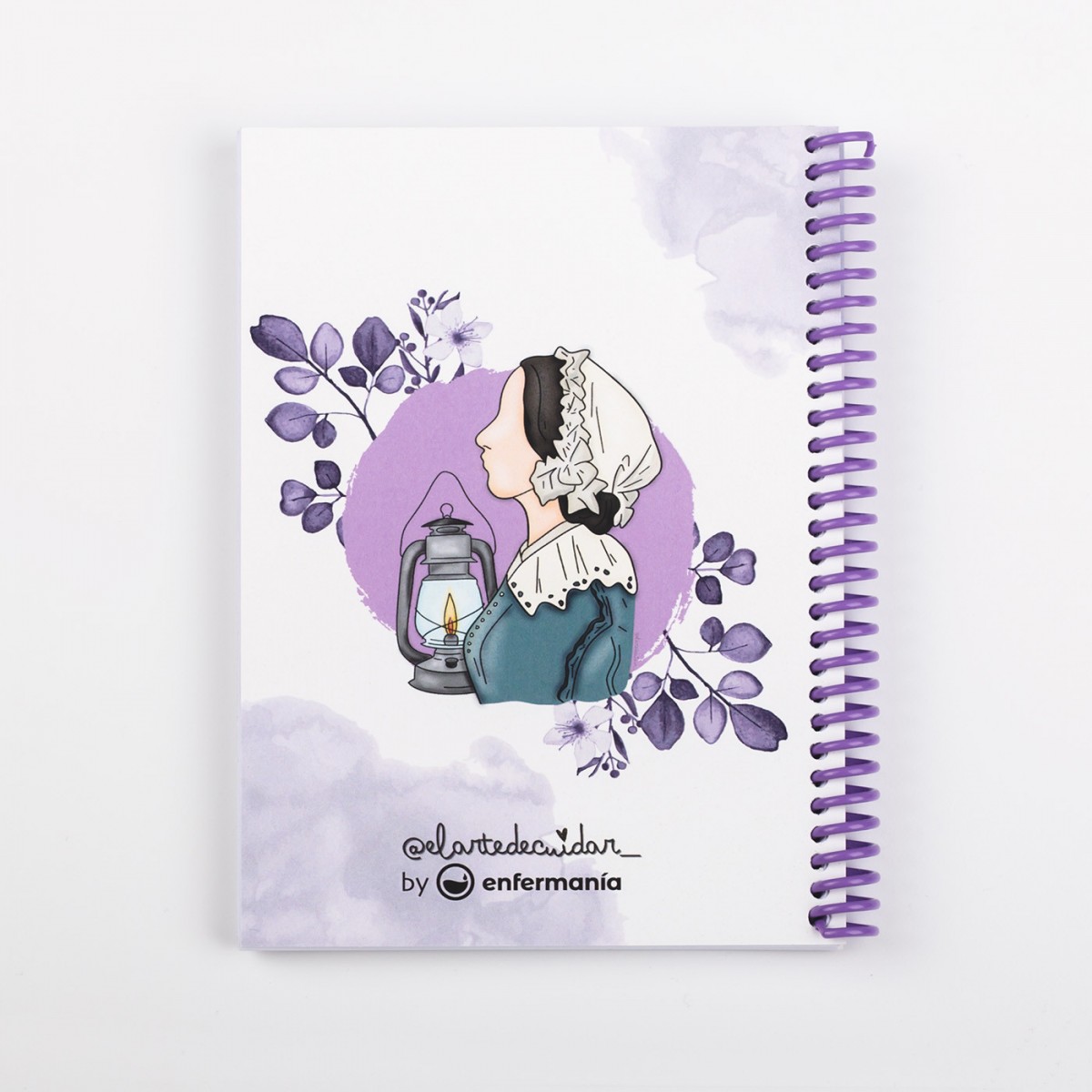 Notitieboek A6 Nightingale @elartedecuidar_ Persoon, Gezicht, Kop