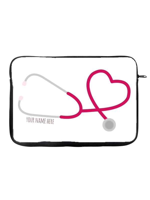tablet-sleeve-stethoscoop-hart-name