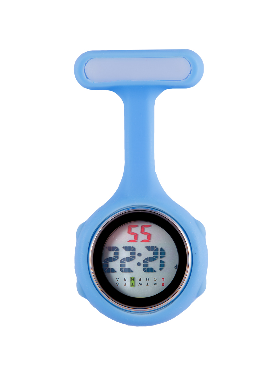Reloj de bolsillo digital para enfermeras Violeta