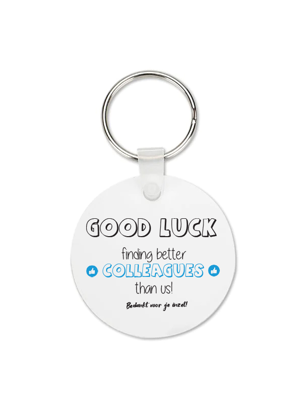 Key Chain Round Good Luck