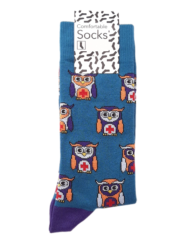 Happy Womens Socks Owls