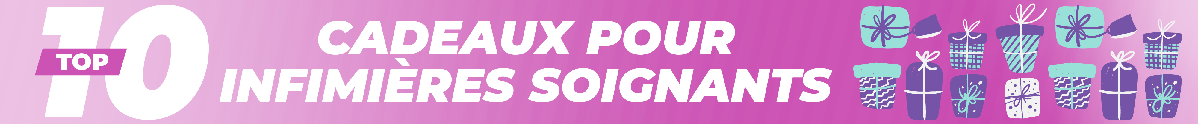 Coffrets cadeaux colorés conçus pour les infirmières, parfaits pour les occasions spéciales et les célébrations.