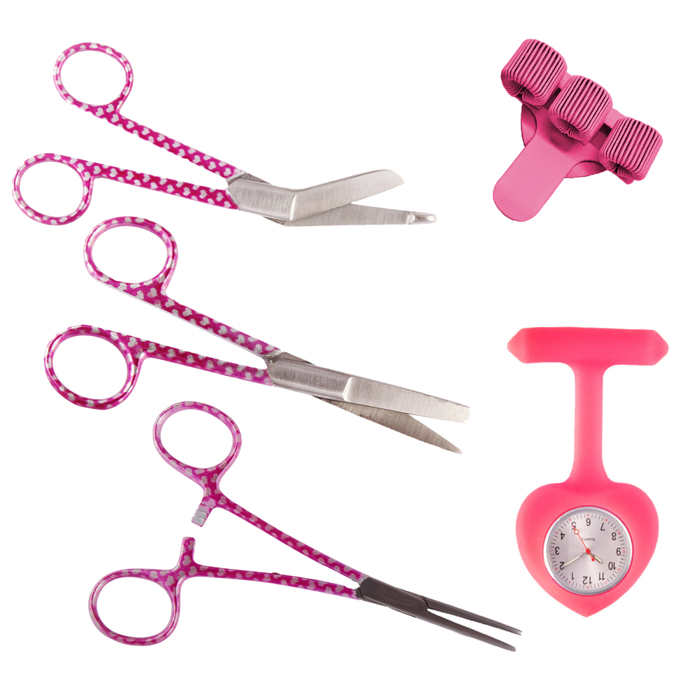 Set Équipement Personnel Rose Coeur  Schaar