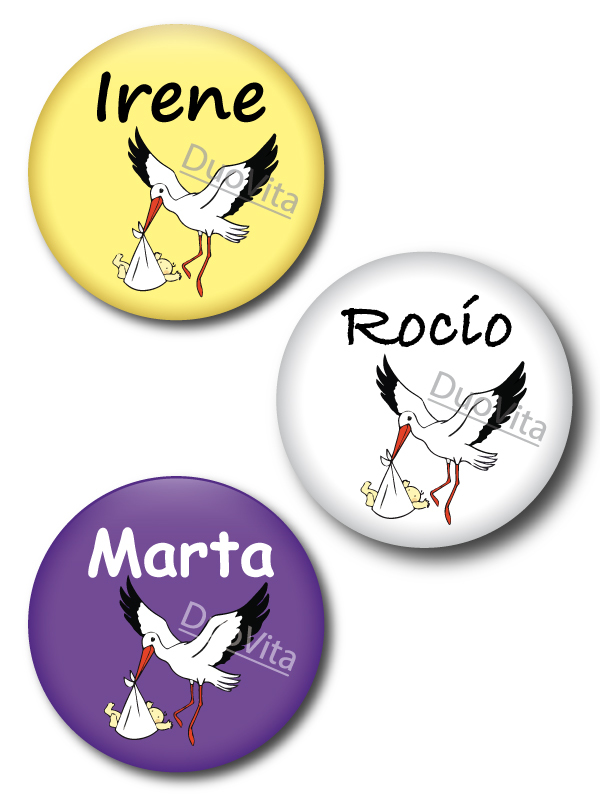 Badge Pins Cicogne