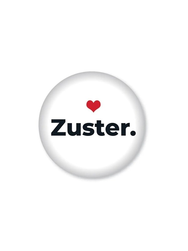 Button Zuster. - Tommie indezorg