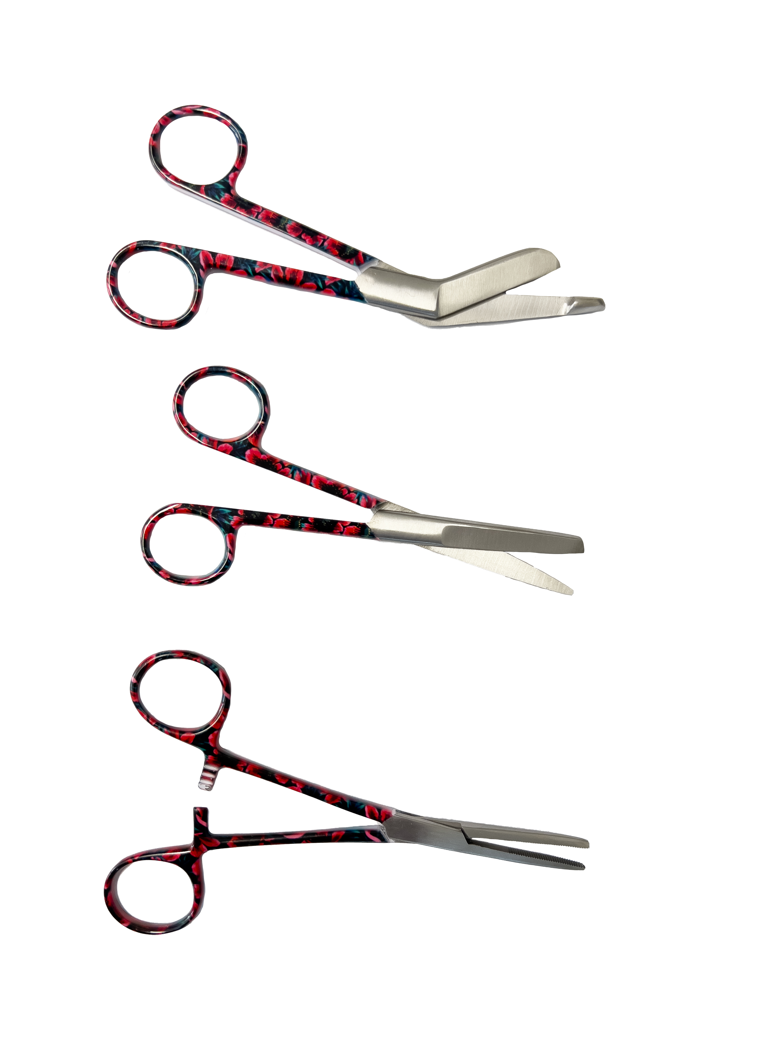 Scissors set with print design