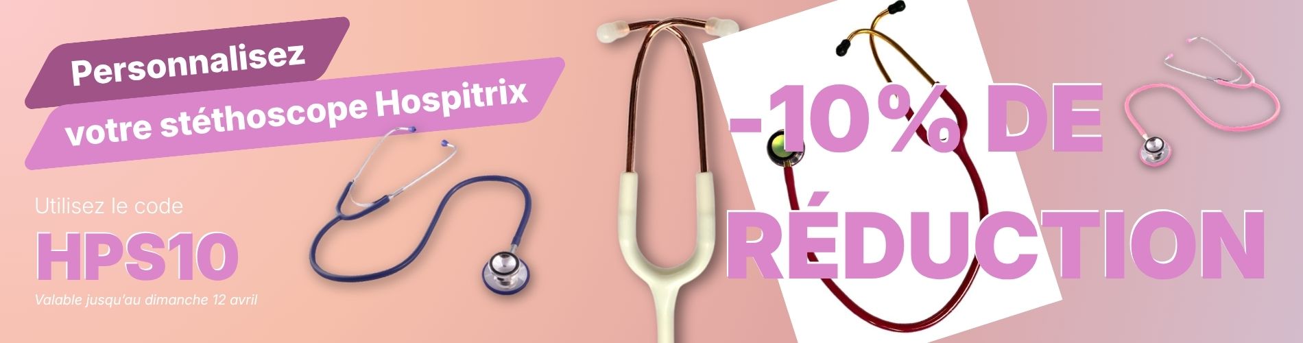 Stéthoscopes personnalisés de différentes couleurs pour les professionnels de la santé, idéaux pour un usage clinique.