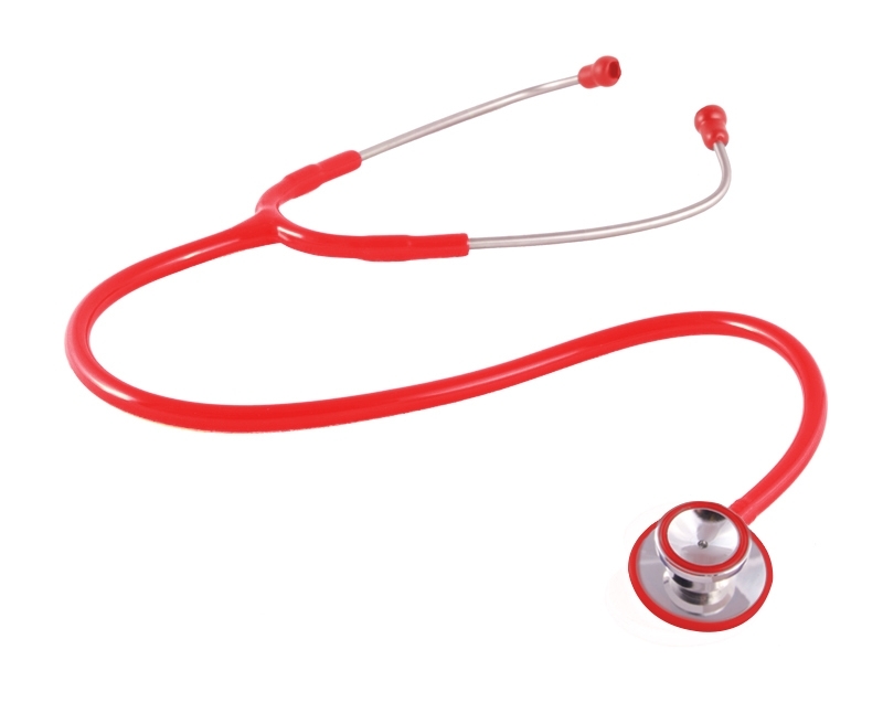 Dual Head Stethoscope Red