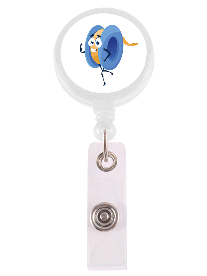 Love Themed Lanyard Keychain - Panda Print ID Badge Holder With Lobster Claw Clasp