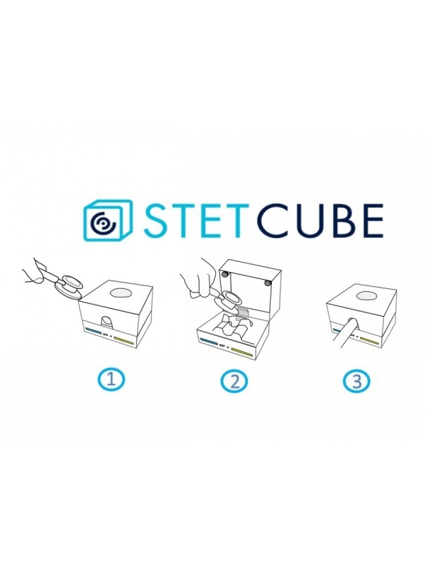 STETCUBE  Stethoskop Bruststueck Reiniger 