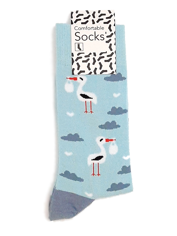 Happy Dames Sokken Stork Baby