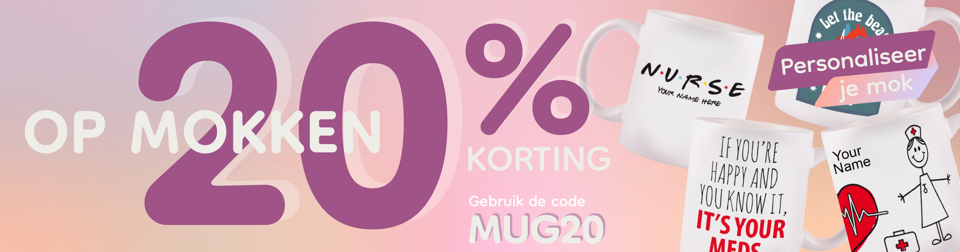 Witte keramische mokken met verschillende ontwerpen met een verpleegkundig thema, ideale cadeaus voor professionals in de gezondheidszorg in Europa, met personalisatie.