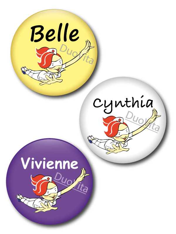 Badge Pins Super Infirmière