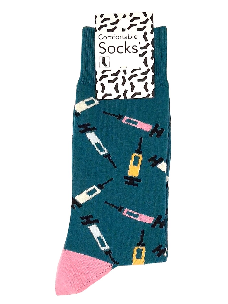 Happy Womens Socks Syringes
