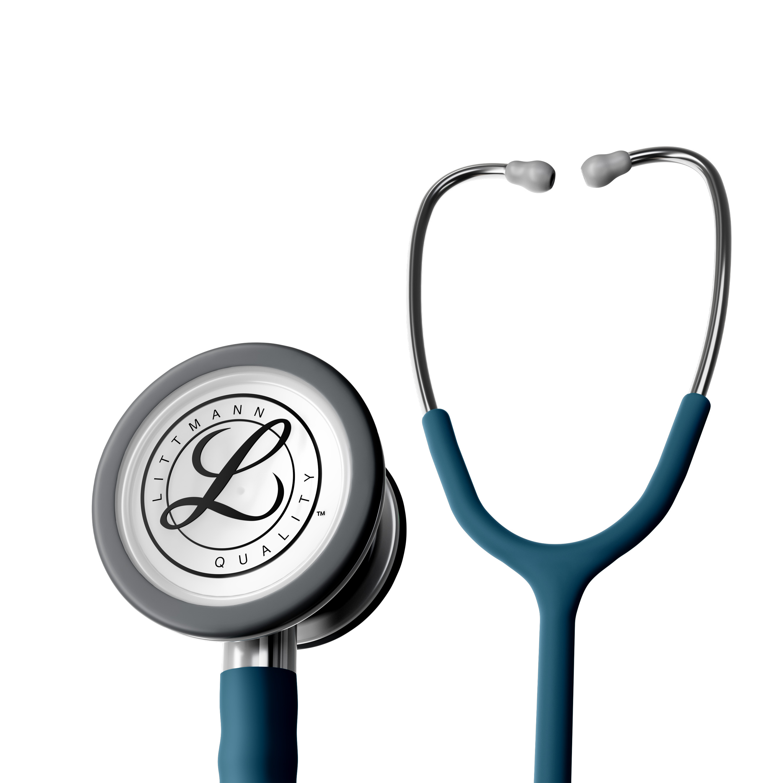 Blaues Stethoskop für Krankenschwestern und Ärzte mit hochwertigem Bruststück für präzise diagnostische Auskultation im klinischen Umfeld.