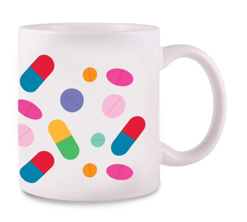 Mug Colorful Pills Mug Colorful Pills