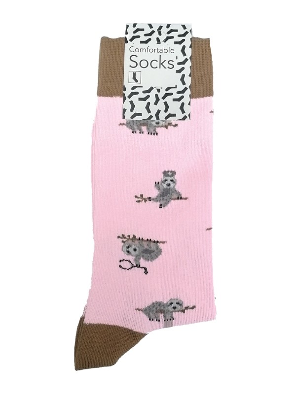 Happy Womens Socks Sloths