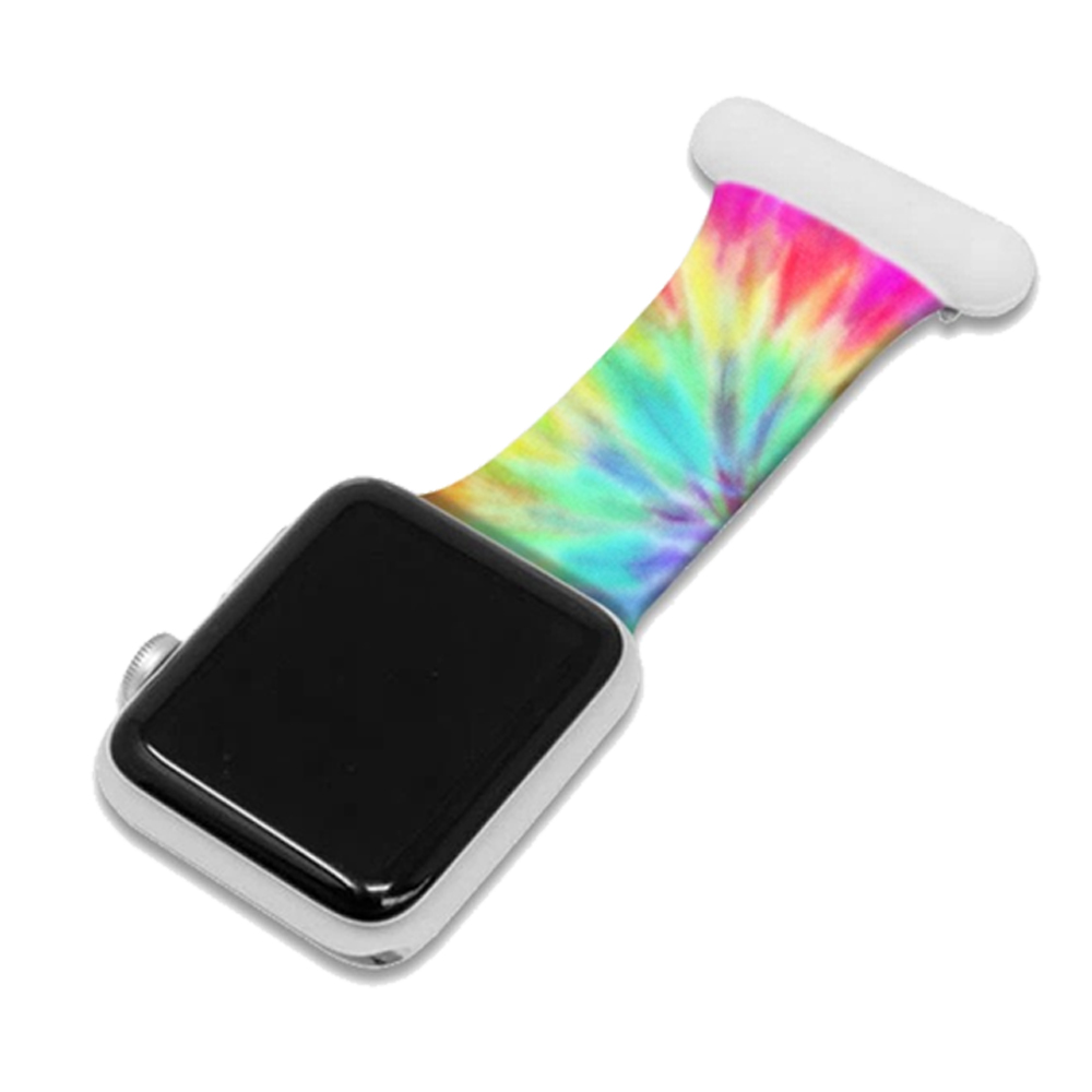 Silicone Strap for Apple Watch Tie-Dye Splash from Hospitrix