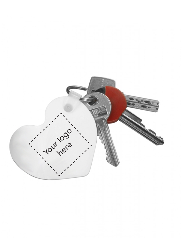 Porte-clés Cœur avec Logo