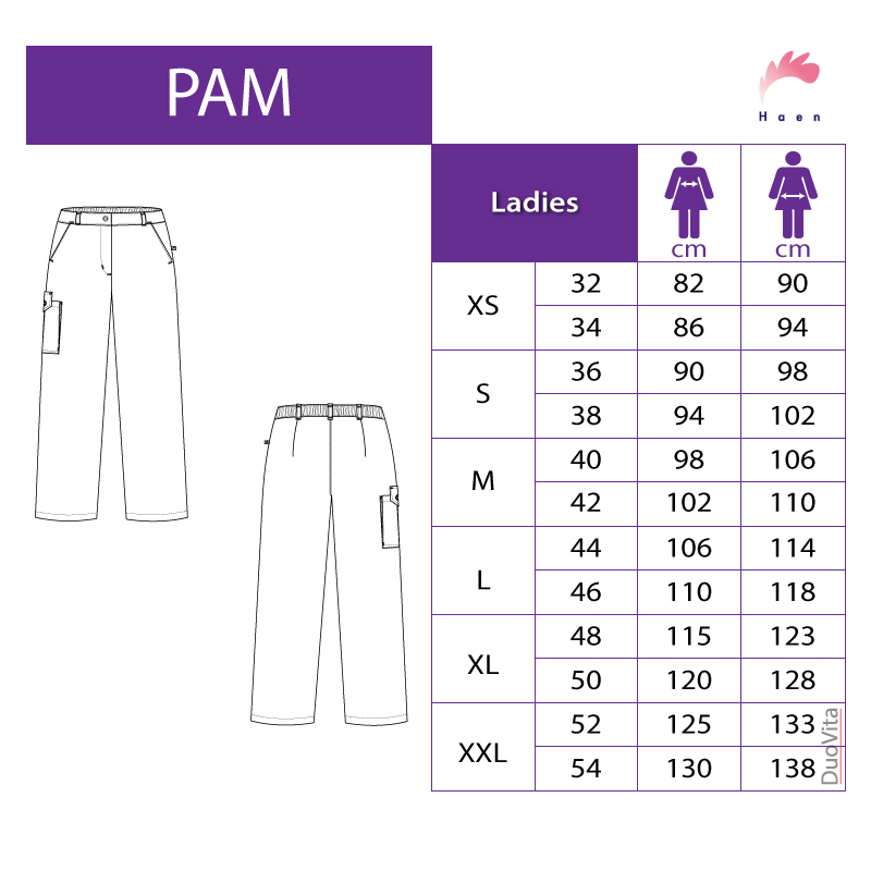 Haen Pantalon pur femmes Pam