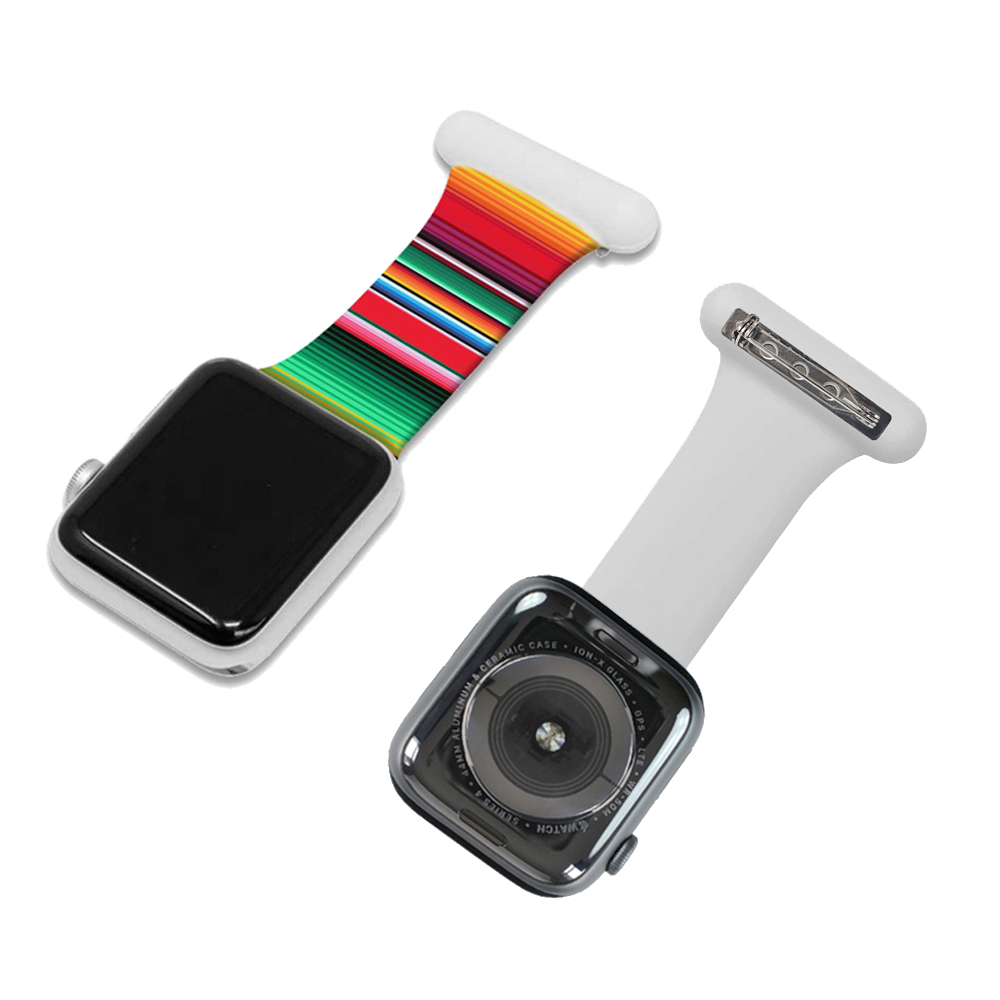 Silicone Strap for Apple Watch with Print