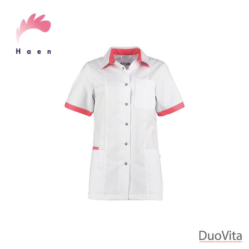 Haen Nurse Uniform Fijke White/Orient Pink