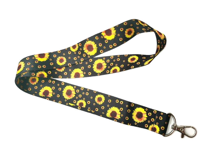 Keycord Sleutelkoord Zonnebloemen Keycord Sleutelkoord Zonnebloemen