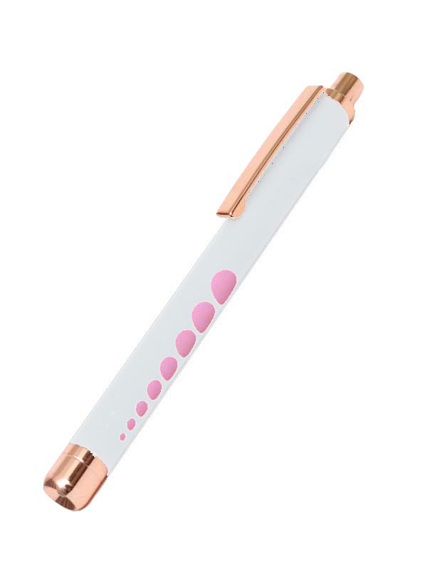 Lampe Stylo LED Or Rose