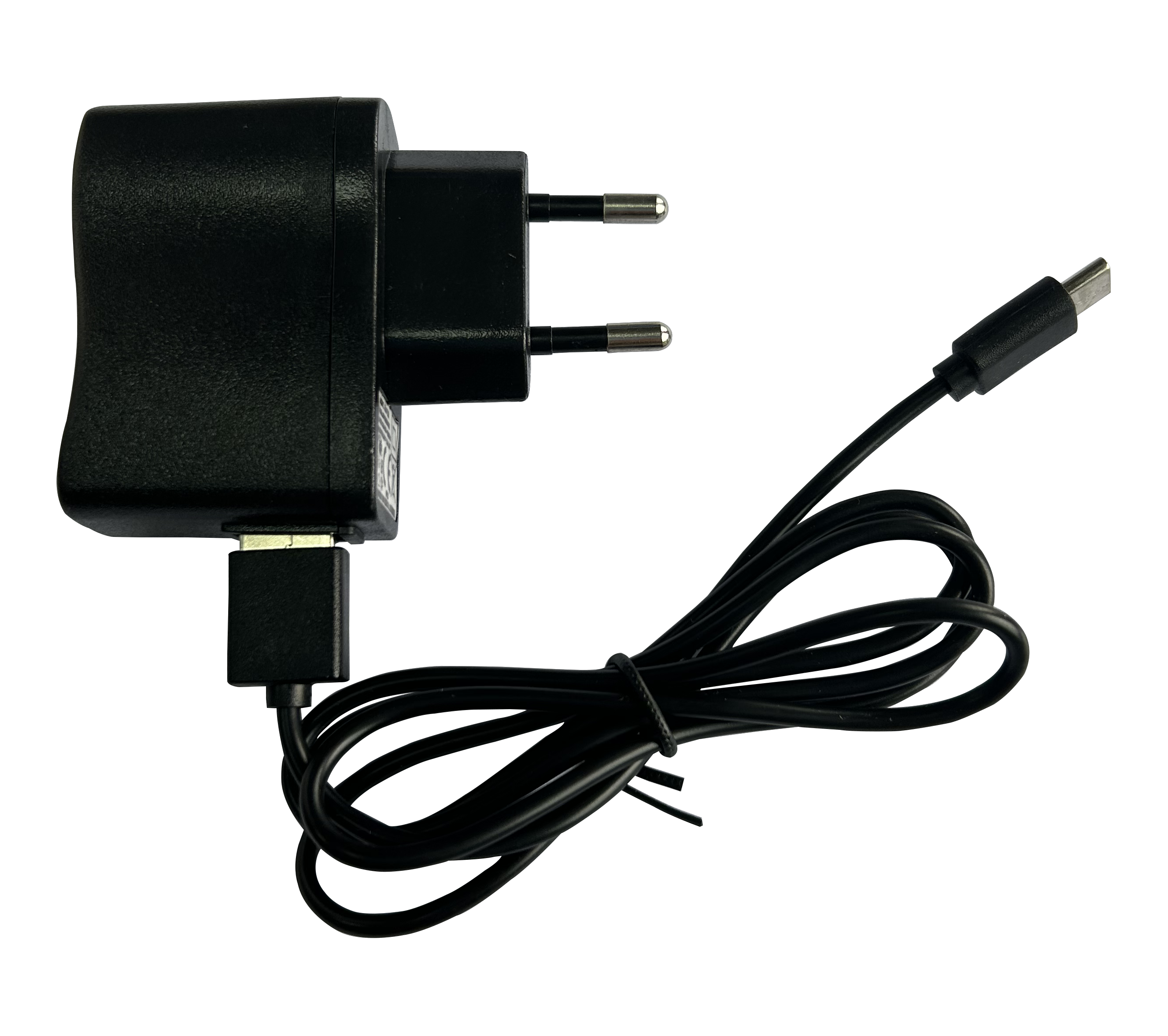 Sort USB-oplader velegnet til sundhedsenheder, ideel til hurtig opladning på farten.