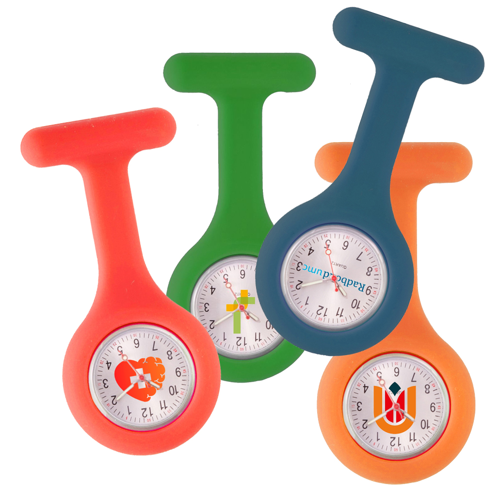 Silicone Nurses Fob Watch with Logo