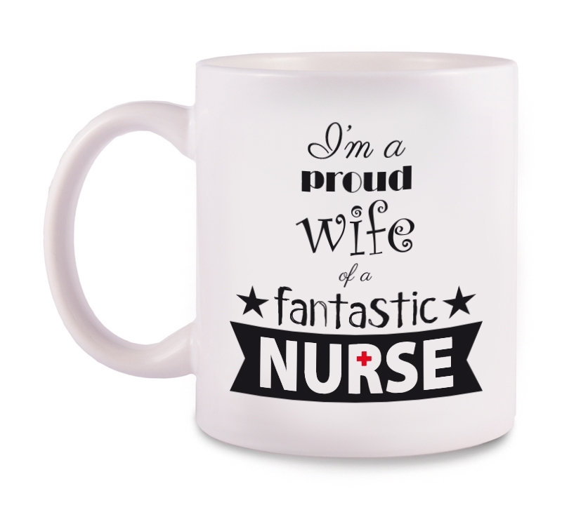 Mug Nurse Proud Wife