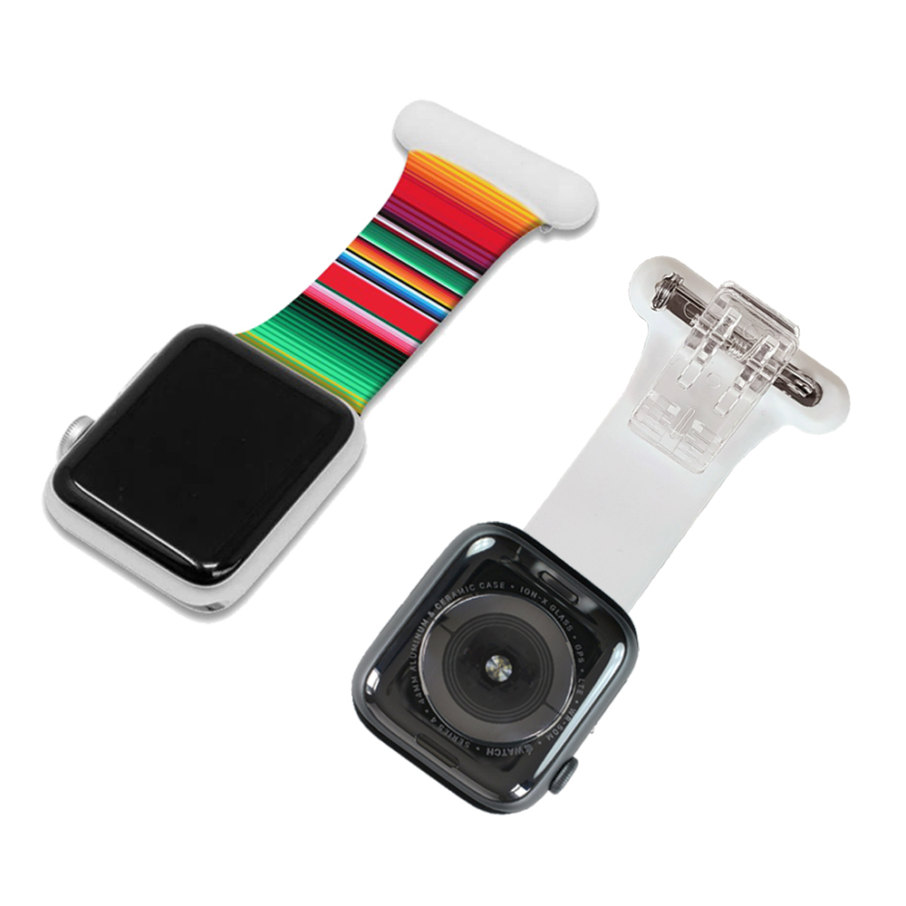Silicone Strap for Apple Watch with Print