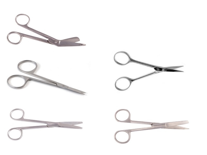 Left Handed Tecnical Scissors Set 