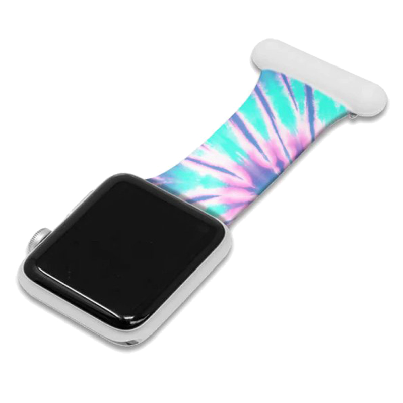Siliconen Bandje voor Apple Watch Tie-Dye Splash
