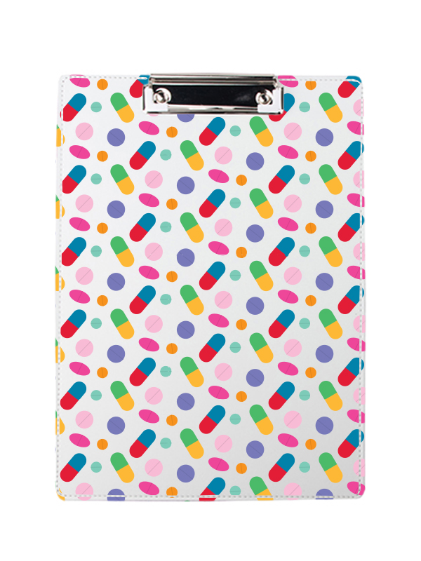 Clipboard A4 Colorful Pills