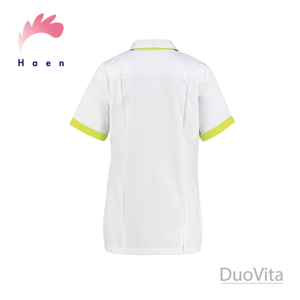 Haen Nurse Uniform Fijke White/Sulfur Yellow