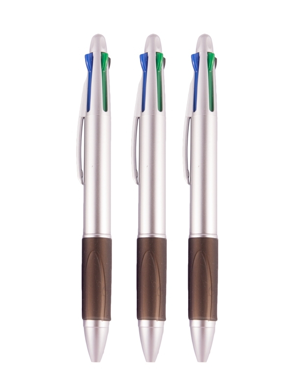 3vp7 Vier Farbkugelschreiber 3er Pack Schwarz