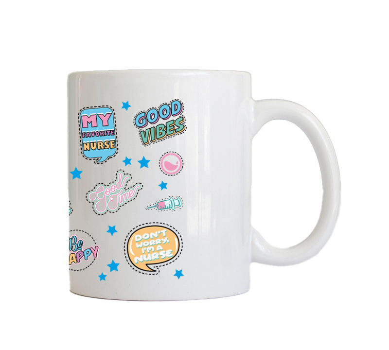 Mug Decor Sticker Mug Stickers | NursesDNA