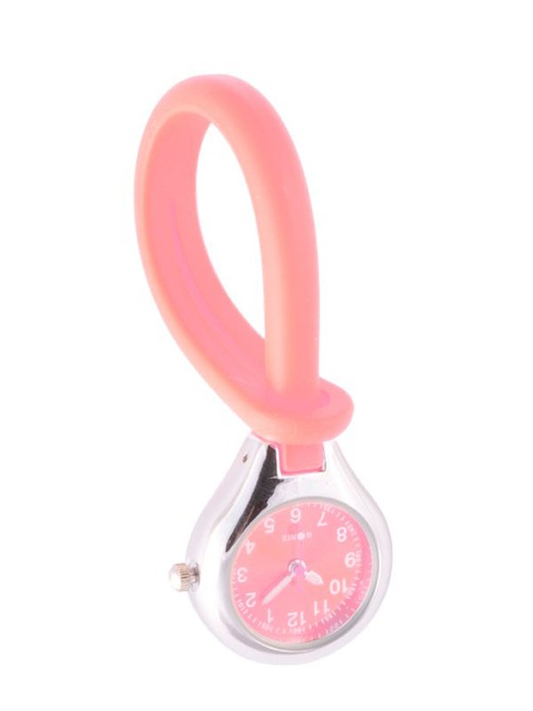 lsh117_ib2b Reloj de silicona para colgar Negro
