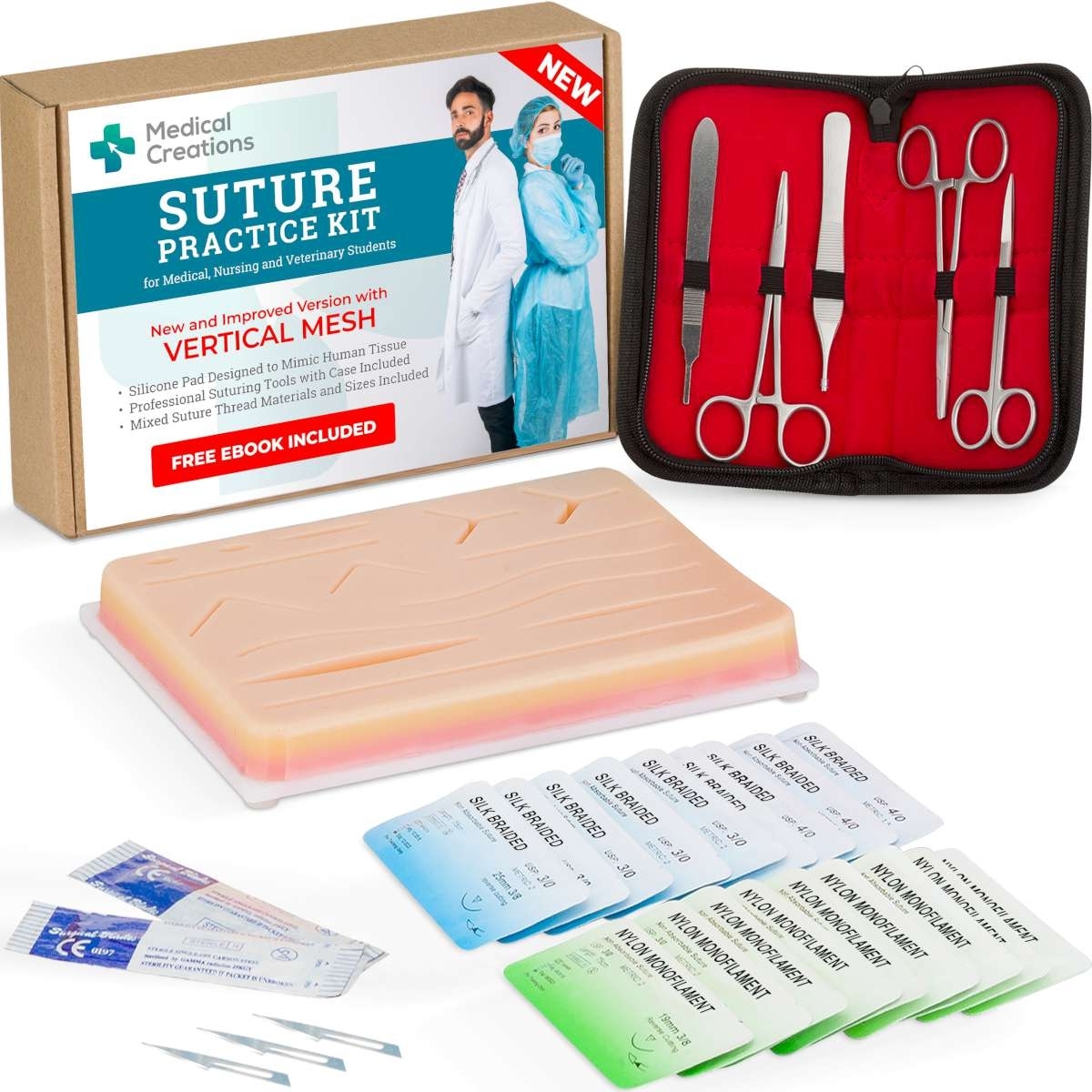 Kit de Práctica de Suturas Medical Creations