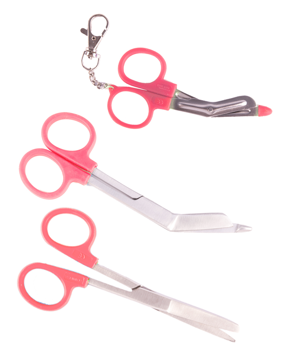 sicset2-pnk_1 Scheren-Set Kunstoff Utility