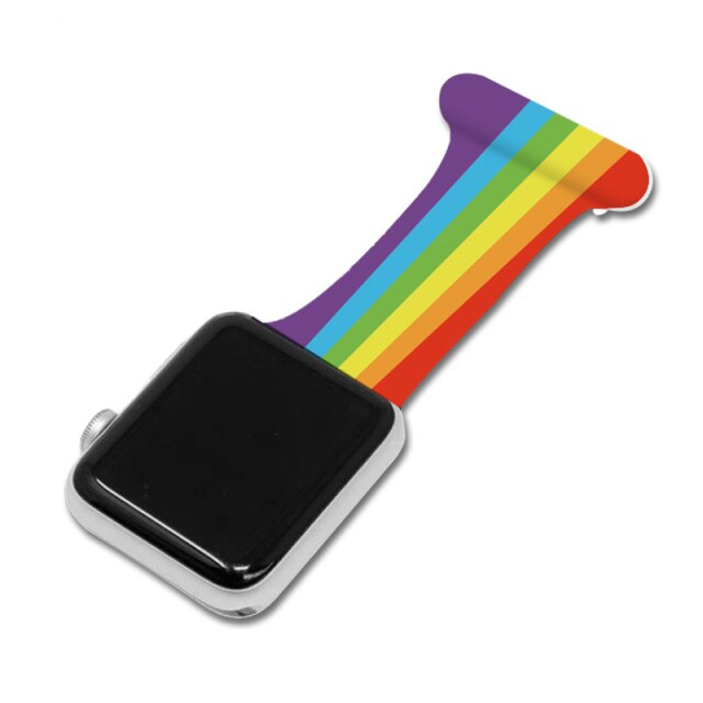 Bracelet en Silicone pour Apple Watch met Impression