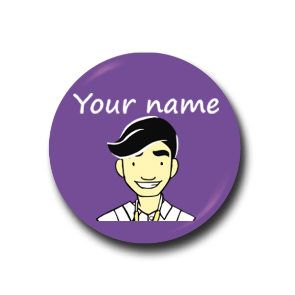 Badge, Logo, Mensen, Persoon, Paars