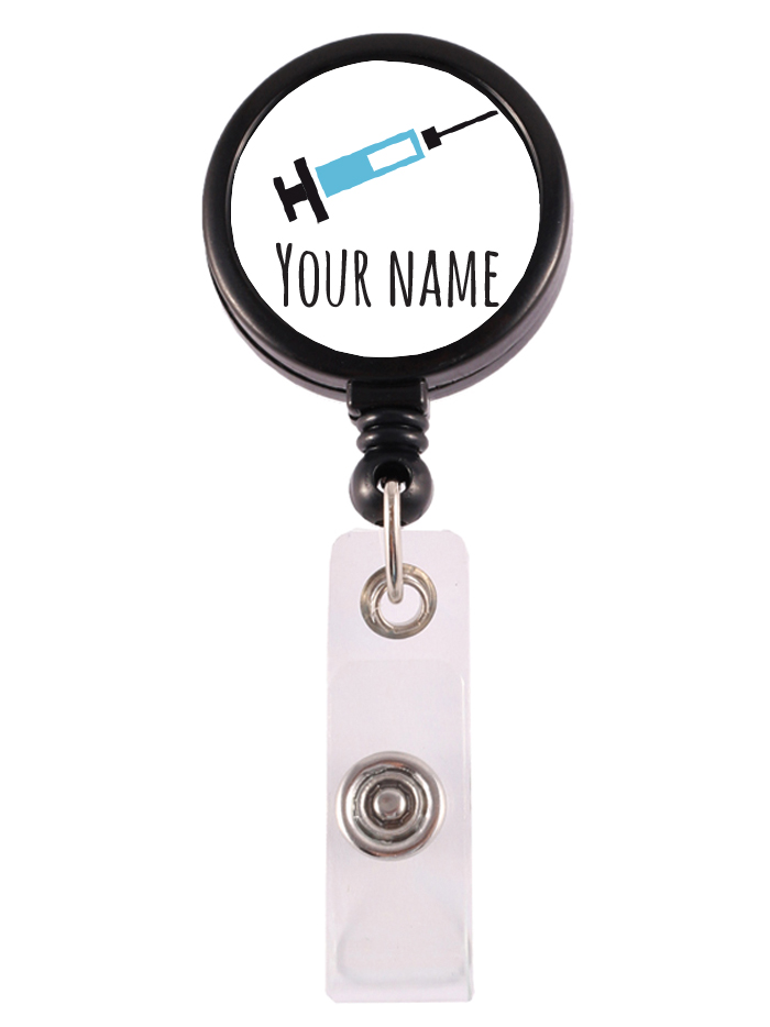 Retracteze ID Holder with NAME print